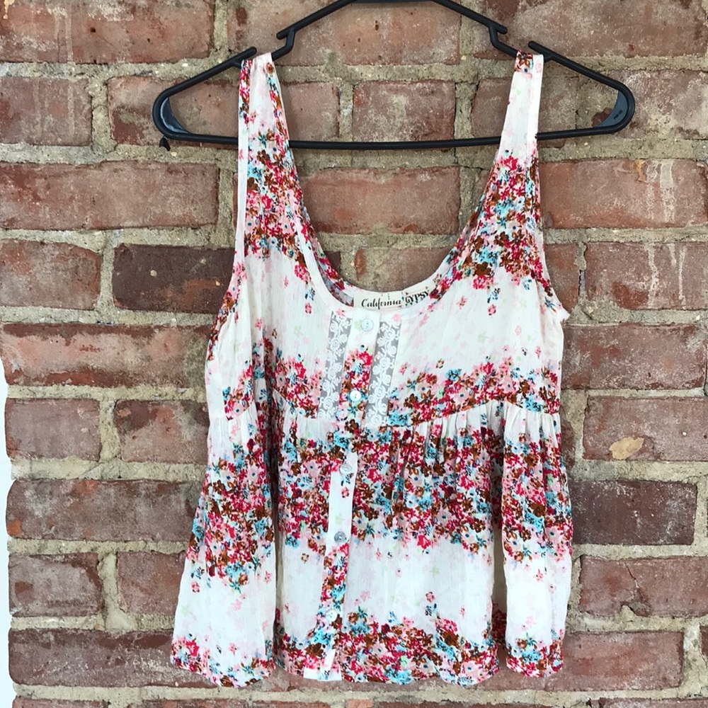 Flower tank top